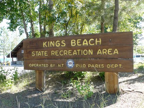 Kings Beach State Recreation Area in Kings Beach at Lake Tahoe